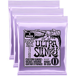 3227 Ultra Slinky 10-48 Pack de 3 Ernie Ball