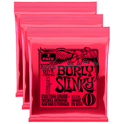 3226 Burly Slinky 11-52 Pack de 3 Ernie Ball