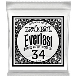 10234 Everlast Coated Phophore Bronze 34 Ernie Ball