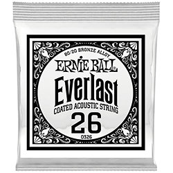 10326 Everlast Coated 80/20 Bronze 26 Ernie Ball