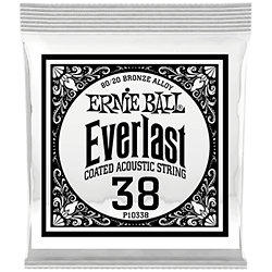 10338 Everlast Coated 80/20 Bronze 38 Ernie Ball
