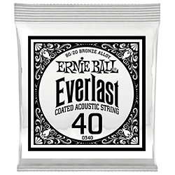 10340 Everlast Coated 80/20 Bronze 40 Ernie Ball