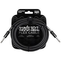 6435 Câble Flex 6m Noir Ernie Ball