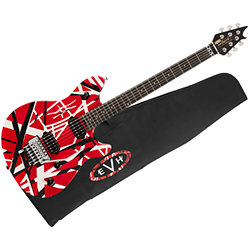 Wolfgang Special Striped Series Red, Black, White + Housse EVH