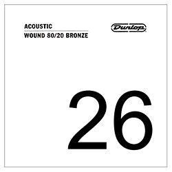 DAB26 Corde acoustique 80/20 Bronze 026 Dunlop