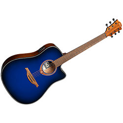 Tramontane Dreadnought Cutaway Electro Special Edition Blue Burst LAG