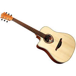 Tramontane TL70DCE-NAT Dreadnought Gaucher Cutaway Électro Naturelle LAG