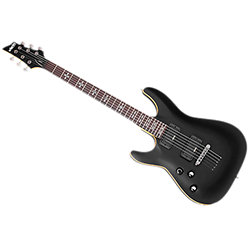 Demon 6 Aged Black Satin LH Schecter