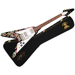 Flying-V Jimi Hendrix Love Drops Ebony Epiphone