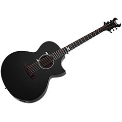 Machine Gun Kelly électro-acoustique Satin Black Schecter