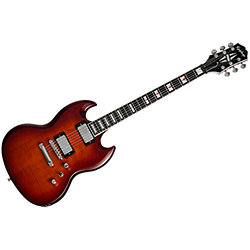 SG Modern Prophecy Aged Bengal Tiger Burst + Housse Epiphone