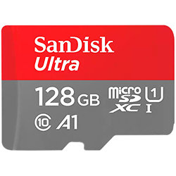 MicroSDXC 128Go Sandisk