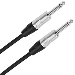 Câble Jack mâle mono - Jack mâle mono 10m Touring Plugger