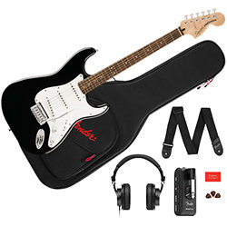 Pack Affinity Stratocaster Mustang Micro Black Squier by FENDER