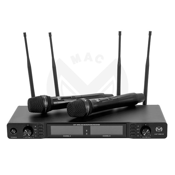 UHF 2000 M + 2 UHF 1000 Bodypack Mac Mah