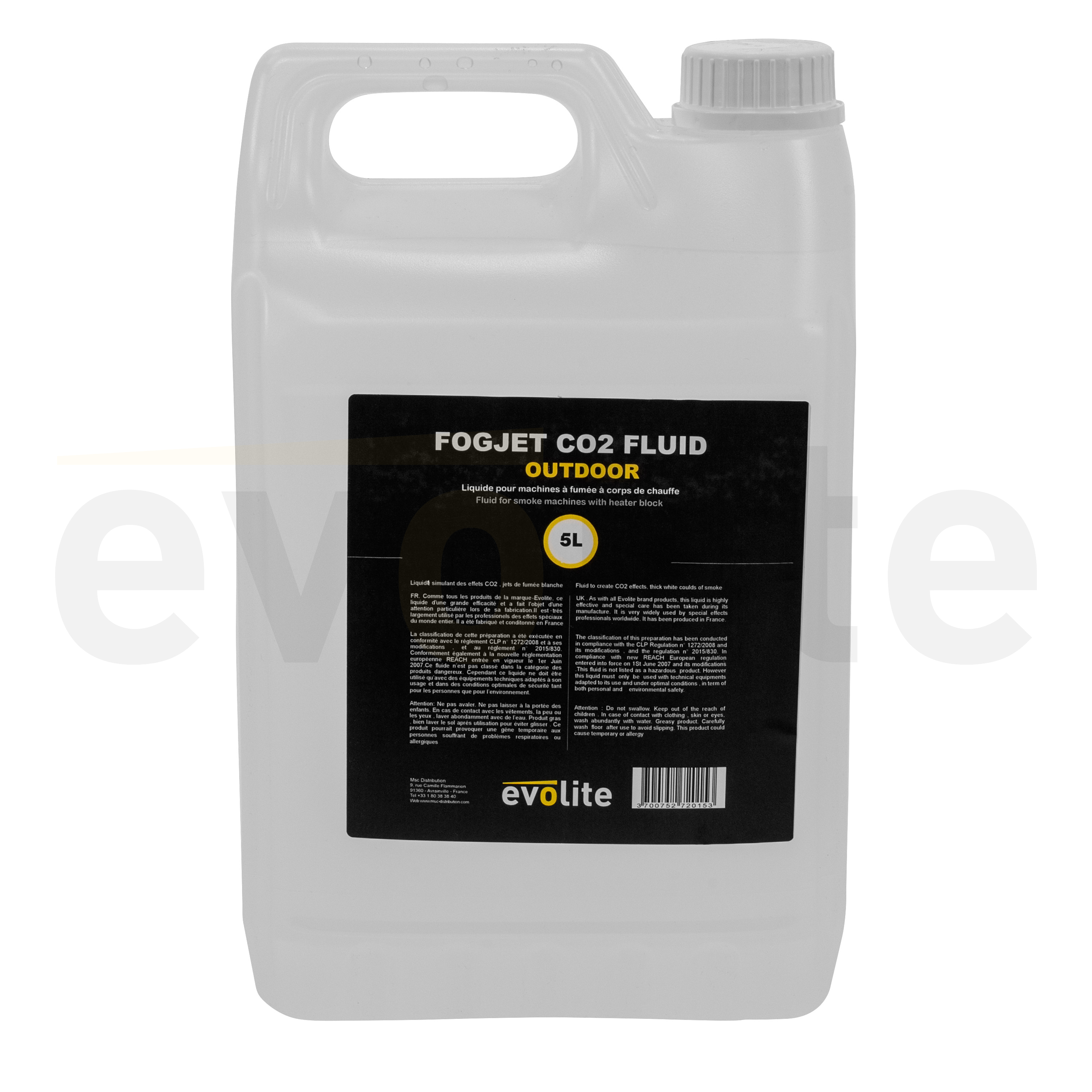 FogJet Co2 Fluid outdoor 5L Evolite