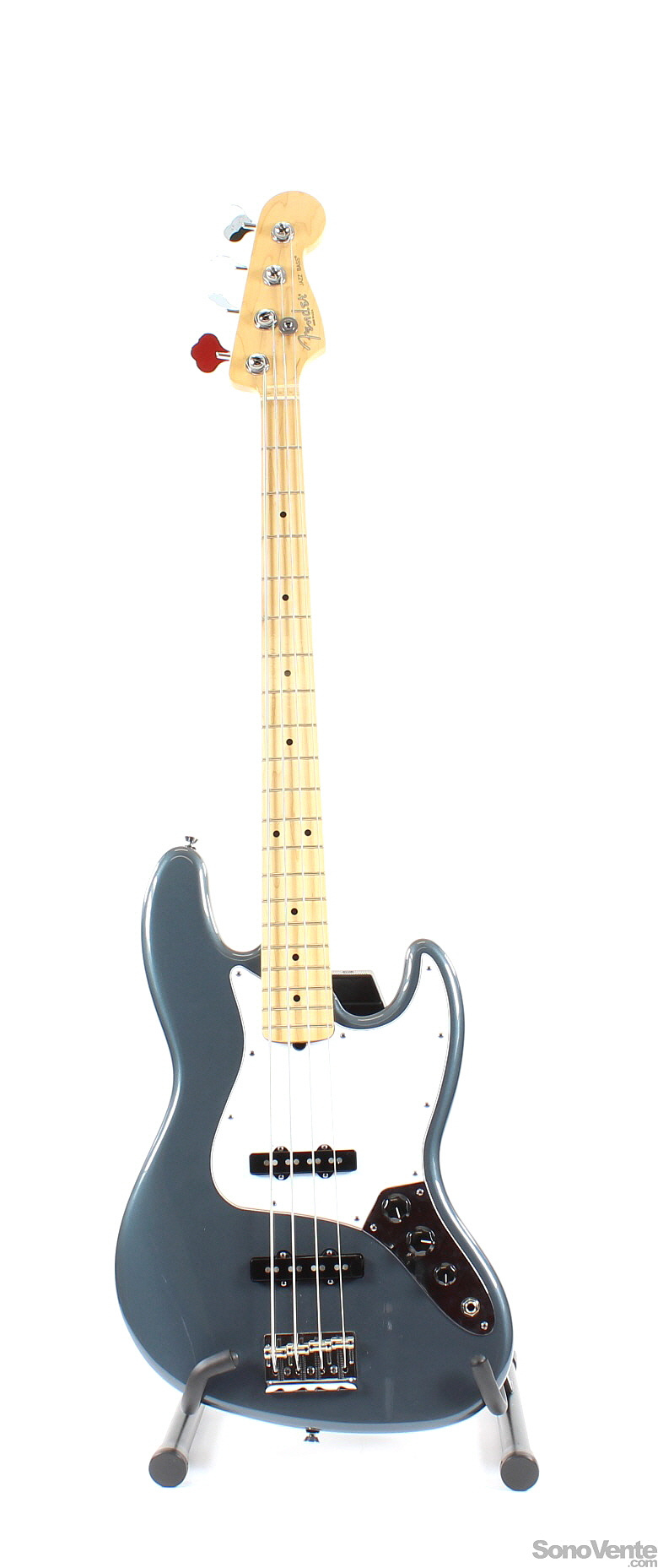 American Standard Jazz Bass - Charcoal Frost Met Fender
