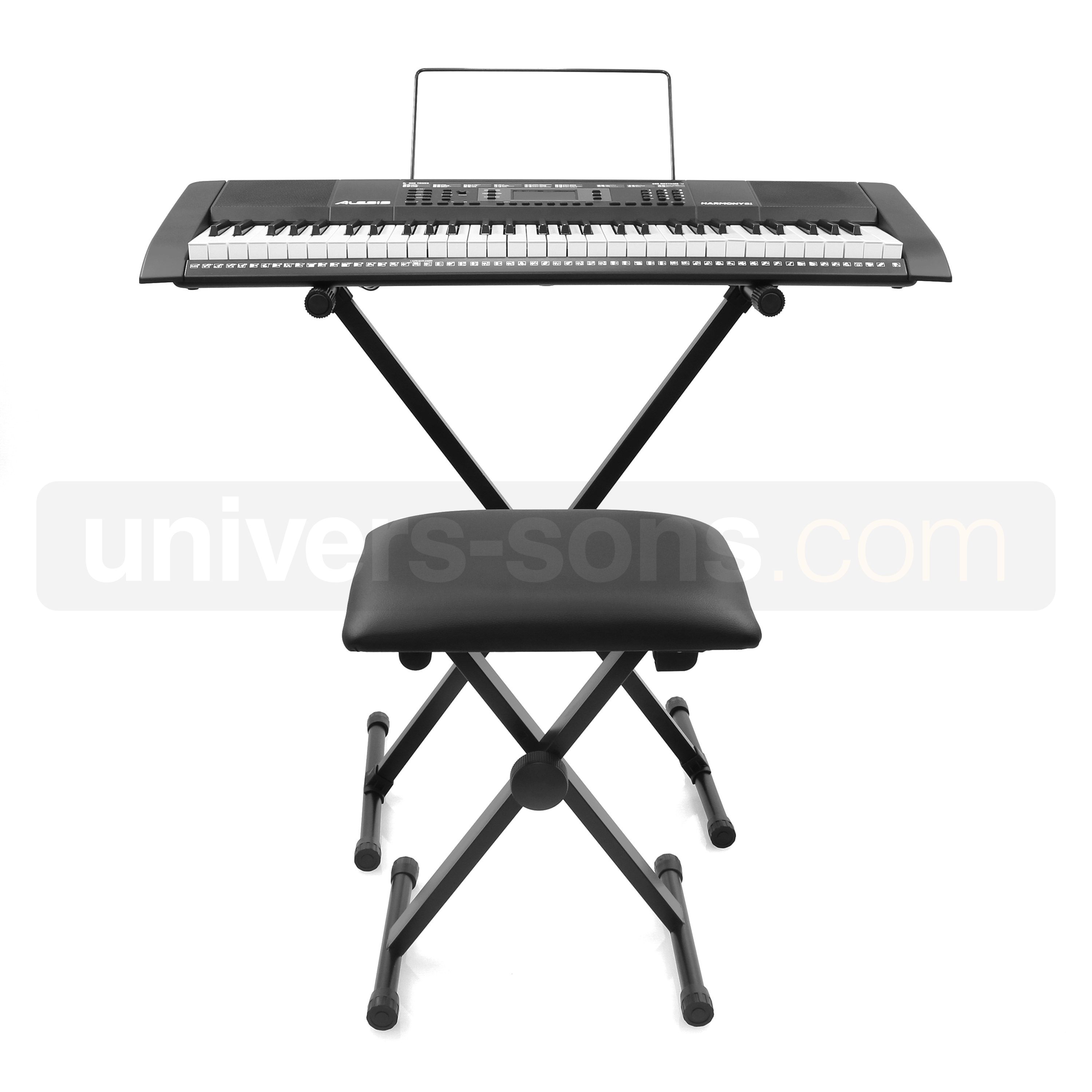 Alesis Melody 61 Piano Numérique 61 Touches Portable avec Haut-Parleurs  Intégrés et 200 Sons – Inclus