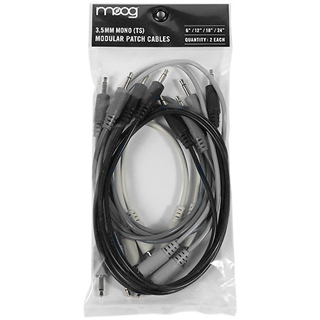 Câbles patch minijack TS (lot de 8) Moog