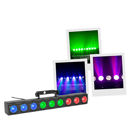 BoomTone DJ ColorBar 9x3W RGB