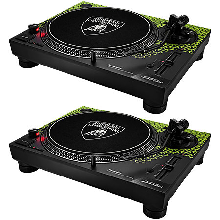 Technics SL-1200M7PEG Green Edition Lamborghini (la paire)