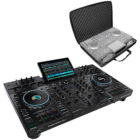 Prime 4+ + Etui Contrôleur DJ Denon DJ