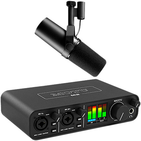 Pack M2 + Micro SM7B Motu