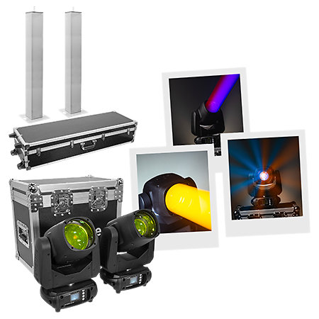 Evolite Evo Beam 100-CR Set + TOT 200-R White Set