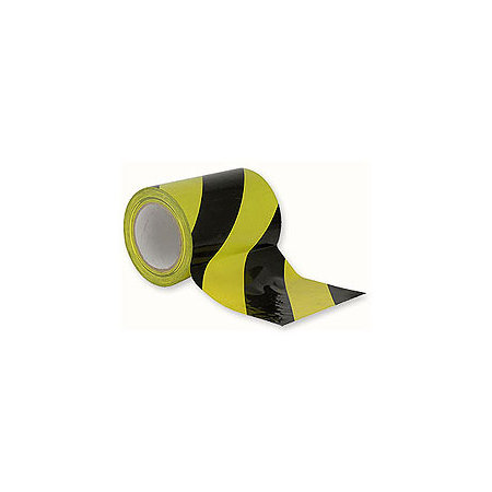 Showtec Bande de marquage Noir / Jaune, 150 mm / 33 m