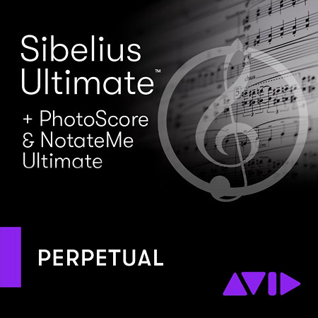 Sibelius Ultimate Perp NEW+PhotoScore+NotateMe AVID Notation