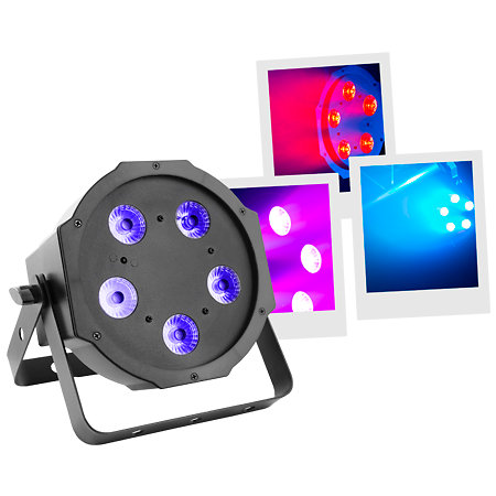 BoomTone DJ FlatPAR 5x5W 4IN1