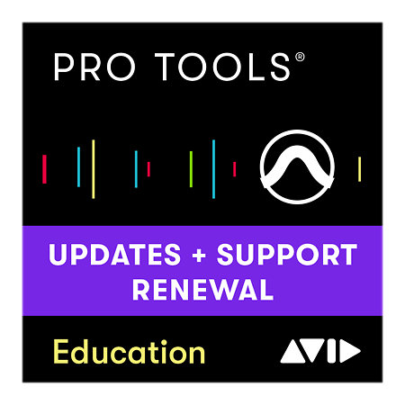 AVID Pro Tools EDU licence renouvellement de support et updates