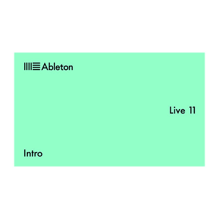 Live 11 Intro licence Ableton