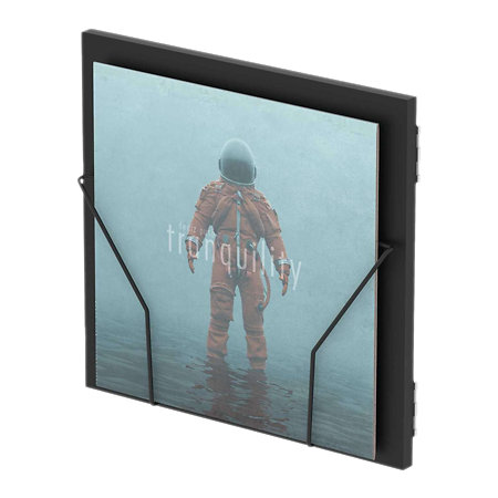 Record Box Display Door Black Glorious DJ