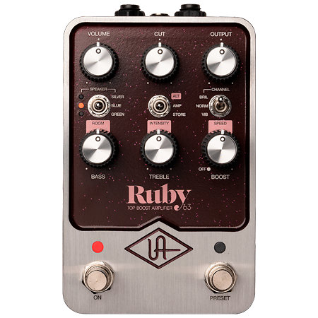 Universal Audio UAFX Ruby '63 Top Boost Amplifier