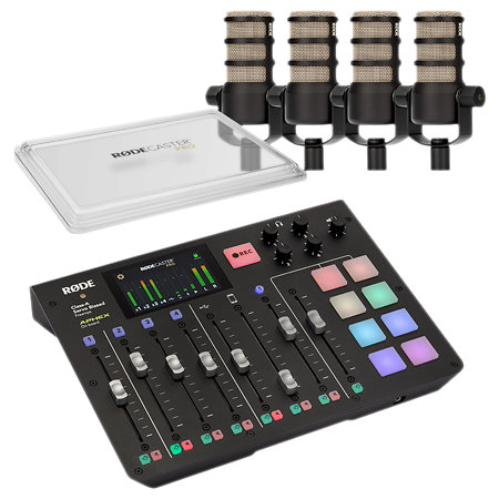 Rode RodeCaster Pro + Podmics + Cover Bundle