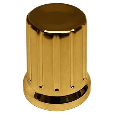 Chroma Caps Thin Encorder V2 Chrome Gold DJ TechTools