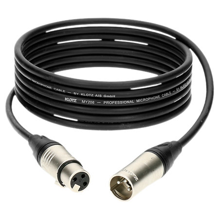 Câble M1 Pro XLR mâle/femelle, 30m Klotz