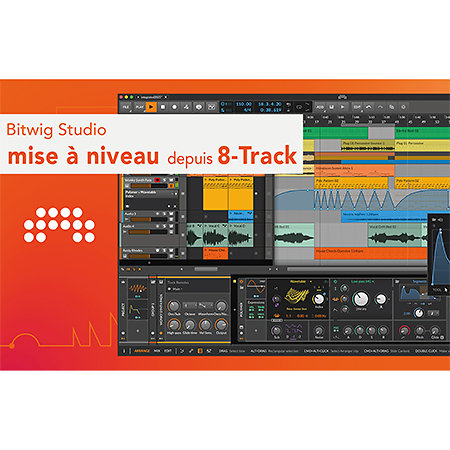 Bitwig Studio upgrade 8 Track (licence) Bitwig