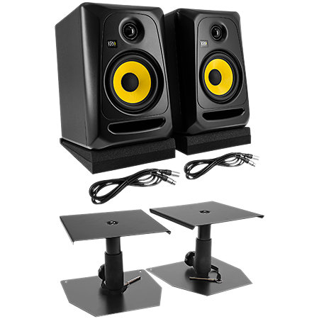 Krk Pack Classic 5 Monitor (la paire) + Supports bas