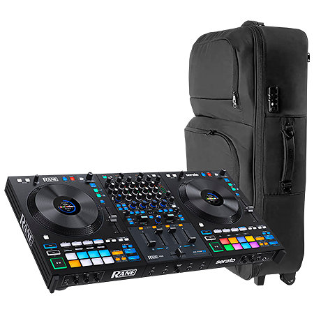 Pack Four + Housse w Wheels DJ Bag Rane