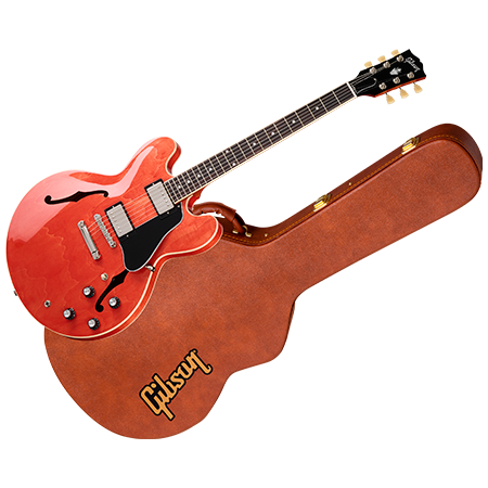 Gibson ES-335 Watermelon + Etui