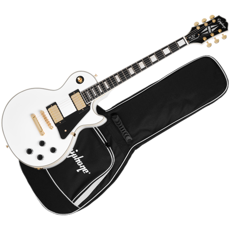 Epiphone Les Paul Custom Alpine White + Housse