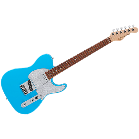 G&L Fullerton Deluxe ASAT Classic Bluesboy Himalayan Blue Touche