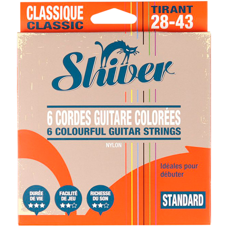 Shiver 6 Cordes classique Color 28-43