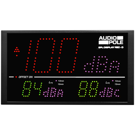 Afficheur/Enregistreur SPL Display Rec D Audiopole