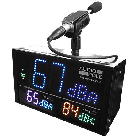Afficheur/Enregistreur SPL Display Rec DP2 Audiopole