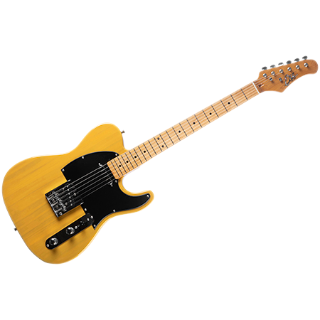 Fender 72 Telecaster Custom - Black Rwd - T Style Guitar SonoVente