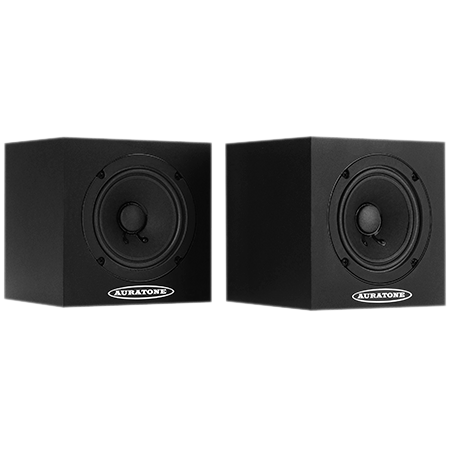 スピーカー・ウーファー Auratone 5c Super Sound cube Pair Black Auratone 5C Super Sound Cube Passive Reference Monitor