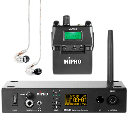 Mipro Pack In-Ear MI-58T + MI-580R + SE215